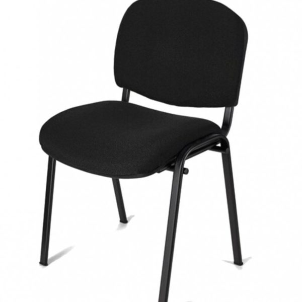 silla de espera tela negra