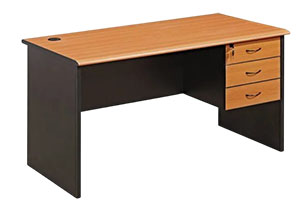 Escritorio de Oficina con 3 Cajones Barcelona 150x60x75cm