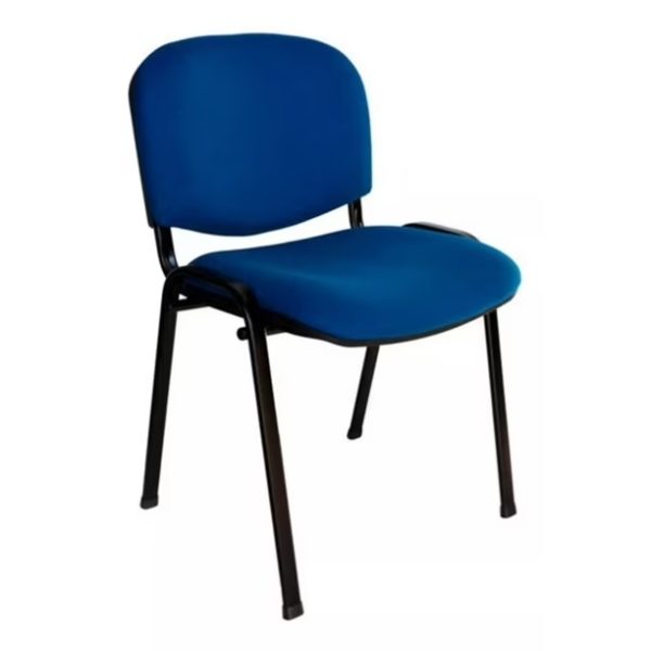 silla de visita azul